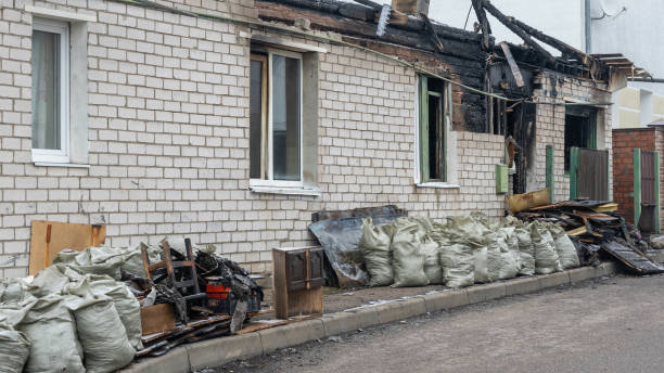Professional Soot Cleanup technician working in Woodville, WI